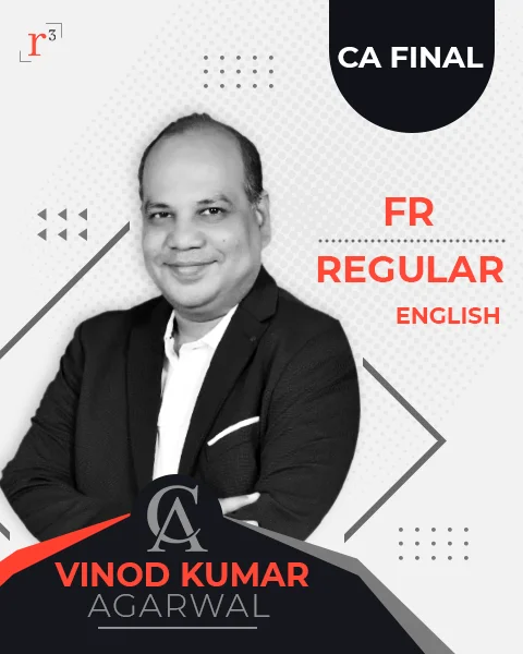 CA Final Financial Reporting Regular course in English by CA Vinod Kumar Agarwal | Revision Cube